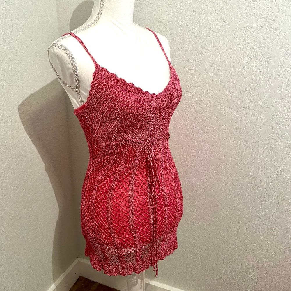 Y2K Thin Strap Lace Tank